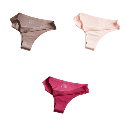 Pack of 3 Ice Silk Panties 100% Invisible Panties