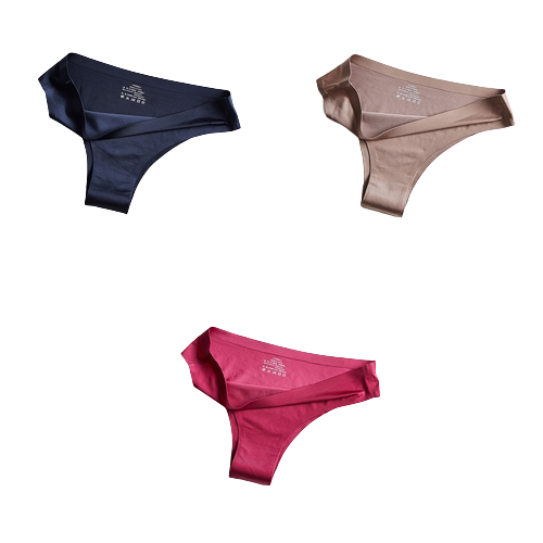 Pack of 3 Ice Silk Panties 100% Invisible Panties