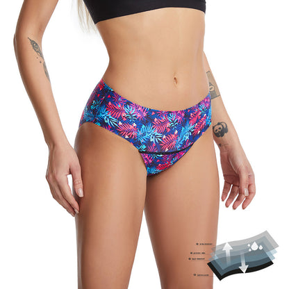 Silesty &amp; Tina Menstrual Swimsuit Bottoms - Period Bikini Panties 