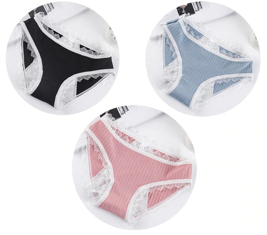 MISS Menstrual Panties - Pack of 3 Teen Period Panties - Light Flow 