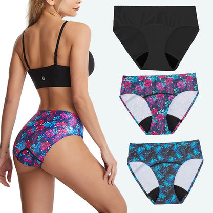 Silesty &amp; Tina Menstrual Swimsuit Bottoms - Period Bikini Panties 