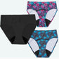 Cueca de maiô menstrual para mulheres Biquíni menstrual Silesty - Maiô menstrual estiloso em 3 cores 