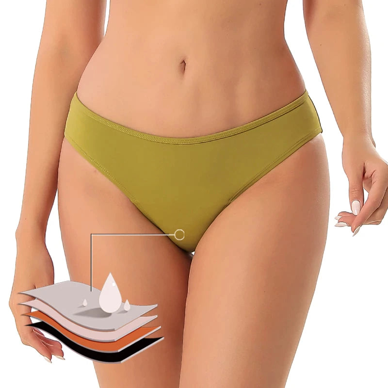 Ibiza Menstrual Swimsuit Bottoms - Period Bikini Panties 