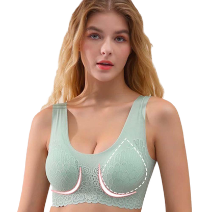 Lot de 3 Brassières Dentelle 5D sans couture