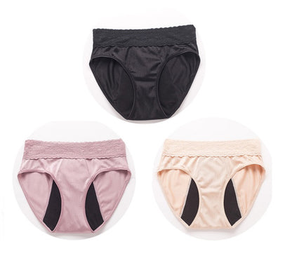 Pack of 3 Dihya Model Menstrual Panties - Heavy Flow 