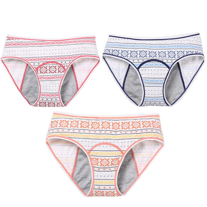 Viola Menstrual Panties - Medium Flow (Pack of 3 Cotton Period Panties)