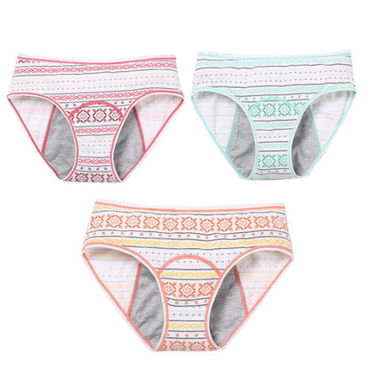 Viola Menstrual Panties - Medium Flow (Pack of 3 Cotton Period Panties)