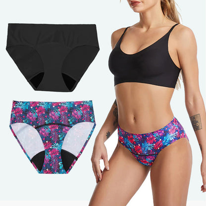 Summer Pack Menstrual Panties and Swimsuit - Set of Special Period Bikini Panties 