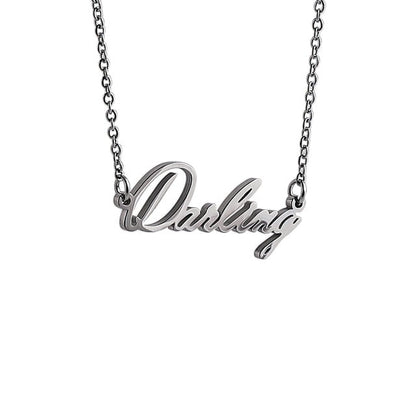 Personalized Name Necklace - Gold Plated 