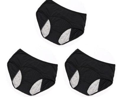 Pack of 3 Menstrual Panties - Normal Flow (Period Panties) 