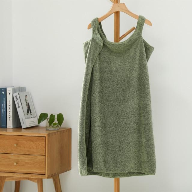 Bamboo bath towel - Dress effect