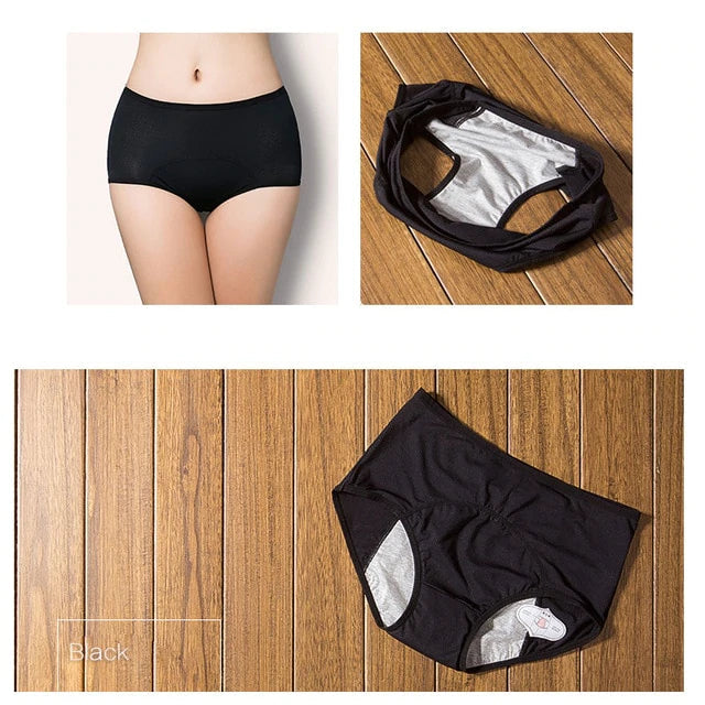 Lot of 3 Menstrual Panties - Panties against urinary leaks and white discharge 