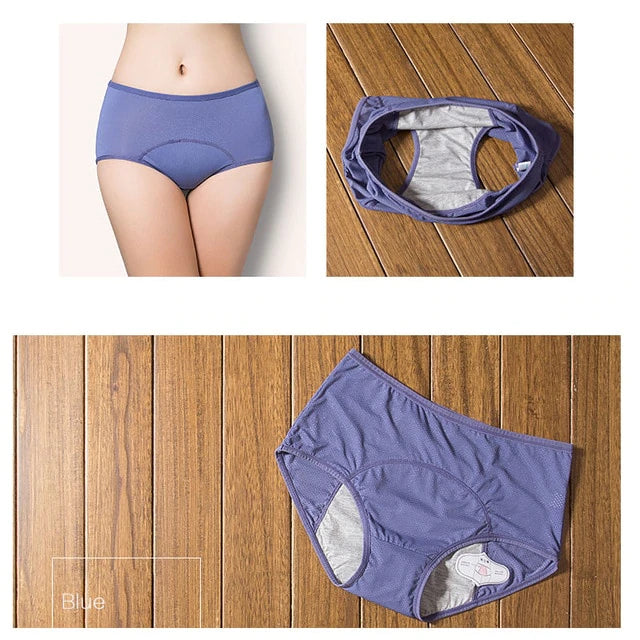 Lot of 3 Menstrual Panties - Panties against urinary leaks and white discharge 