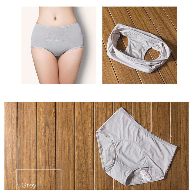 Lot of 3 Menstrual Panties - Panties against urinary leaks and white discharge 