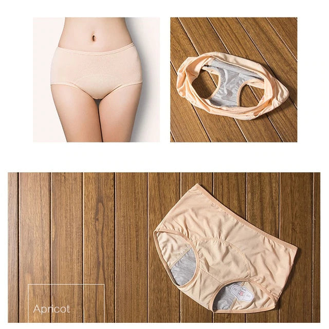 Lot of 3 Menstrual Panties - Panties against urinary leaks and white discharge 