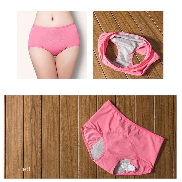 Lot of 3 Menstrual Panties - Panties against urinary leaks and white discharge 