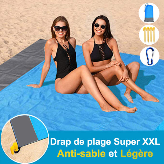 Drap de plage Super XXL+ Grande Serviette de plage Anti-sable