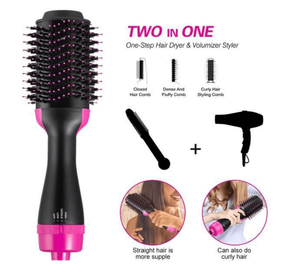 2 in 1 Multifunctional Hair Dryer Brush